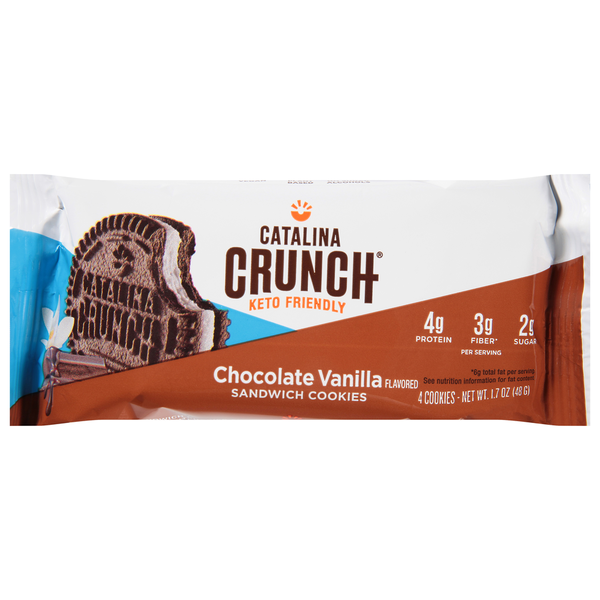 Catalina Crunch Chocolate Vanilla Cookies hero