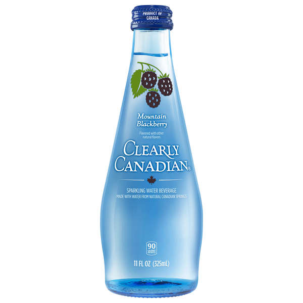 Water, Seltzer & Sparkling Water Clearly Canadian Sparkling Water Beverage, Mountain Blackberry hero