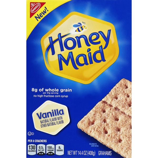 Crackers Honey Maid Grahams, Vanilla hero