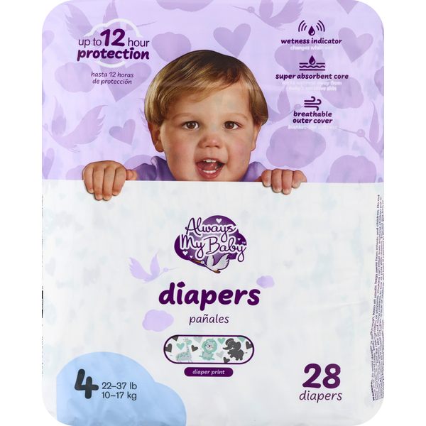 Diapers & Wipes Always My Baby Diapers Size 4 hero