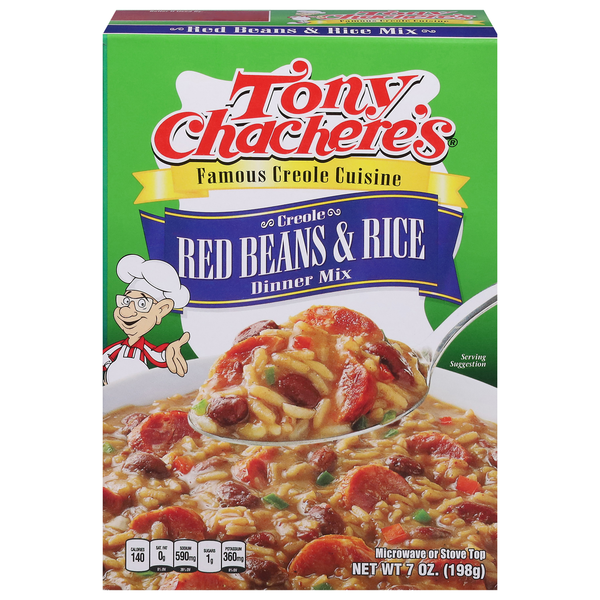 Instant Foods Tony Chachere's Dinner Mix, Red Beans & Rice, Creole hero