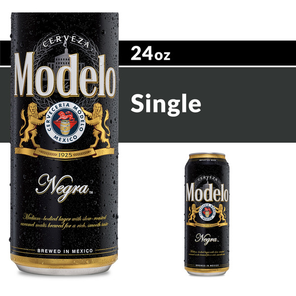 Spirits Modelo Negra Amber Lager Mexican Import Beer Can hero