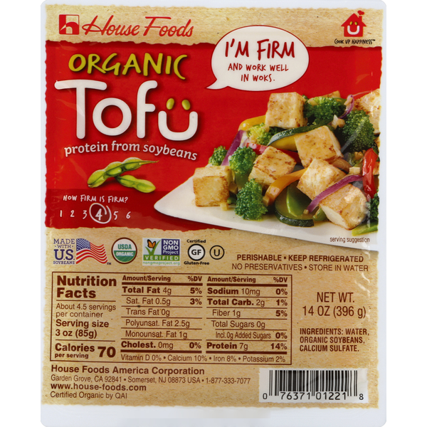 Meat & Cheese Alternatives House Foods Tofu, Organic hero