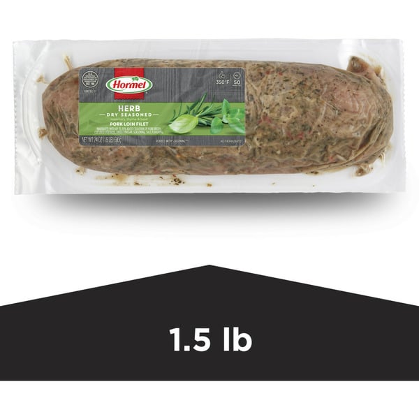 Packaged Meat Hormel Always Tender Herb Dry Seasoned Pork Filet hero