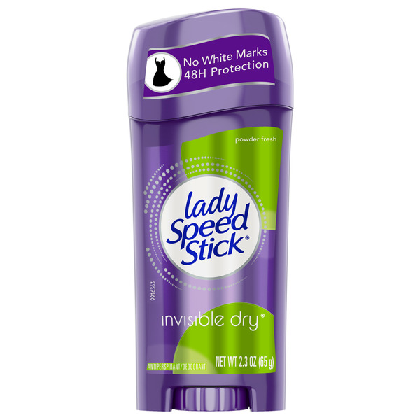 Deodorants Lady Speed Stick Invisible Dry Antiperspirant Deodorant, Powder Fresh hero