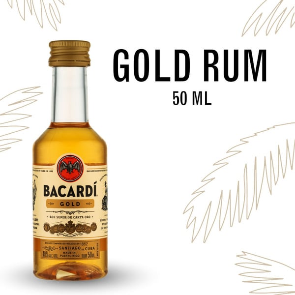 Spirits Bacardí® Gold Rum, Gluten Free hero