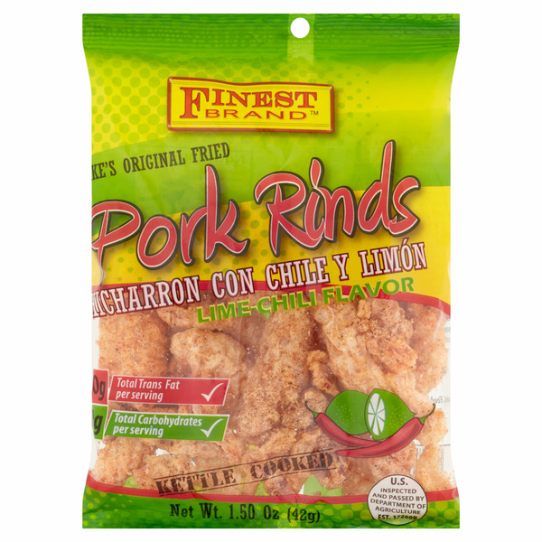 Finest Pork Rinds Lime Chili Flavor hero