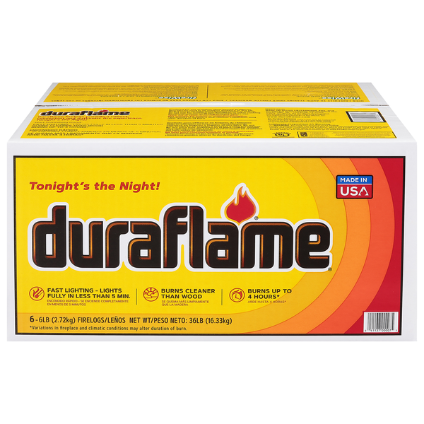 More Household duraflame 6lb 4-hr Firelogs - 6pk hero