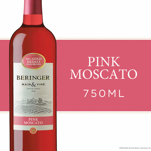 Moscato Beringer Main & Vine Pink Moscato Pink Wine hero