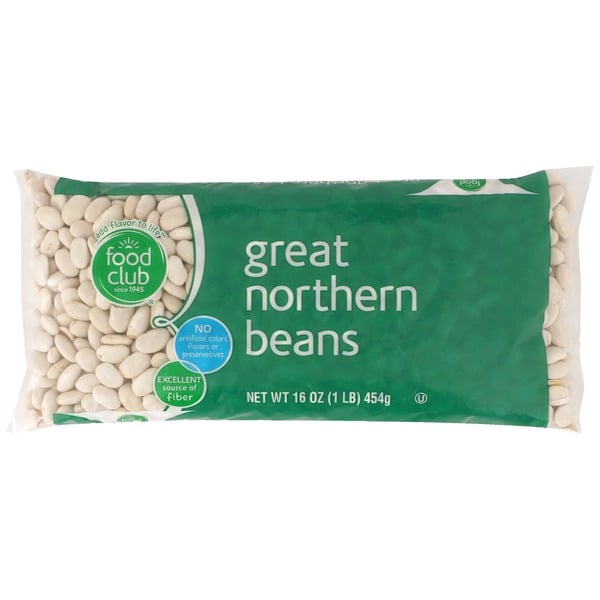 Grains, Rice & Dried Goods Food Club Great Northern Beans hero