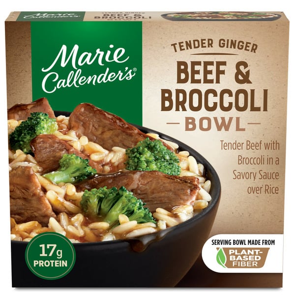 Frozen Meat & Seafood Marie Callender's Beef & Broccoli Bowl, Tender Ginger hero