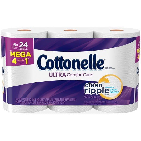 Paper Goods Cottonelle Ultra Comfort Care Toilet Paper hero