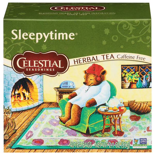 Tea Bags and Mixes Celestial Seasonings Sleepytime Caffeine Free Herbal Tea hero