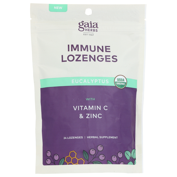 Vitamins & Supplements Gaia Herbs Immune Lozenges hero