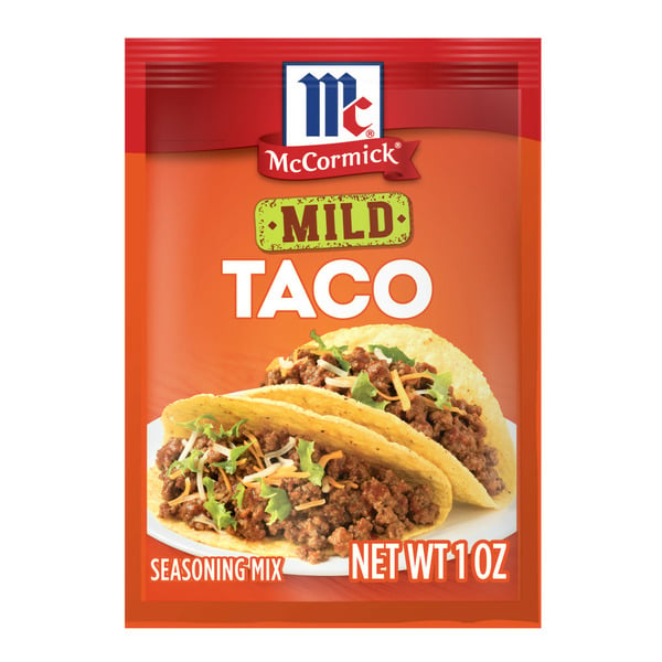 Spices & Seasonings McCormick® Mild Taco Seasoning Mix hero