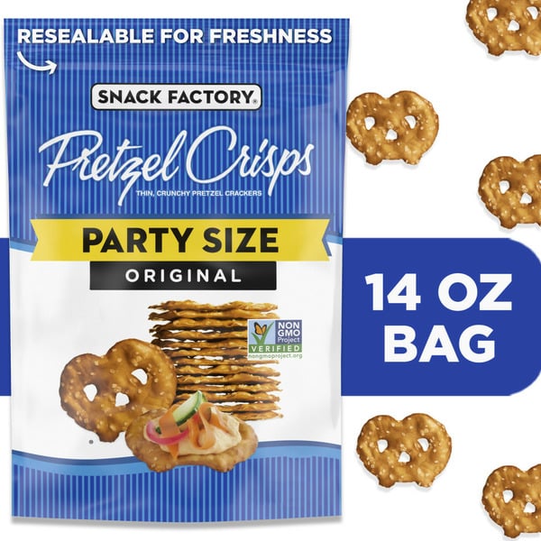 Chips & Pretzels Snack Factory Original Pretzel Crisps hero