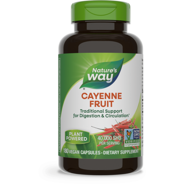 Supplement Combinations Nature's Way Cayenne Fruit hero