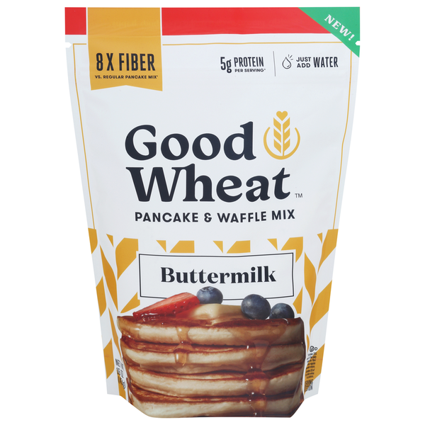 GoodWheat Pancake & Waffle Mix, Buttermilk hero