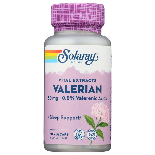 Supplement Combinations Solaray Valerian Root Extra hero