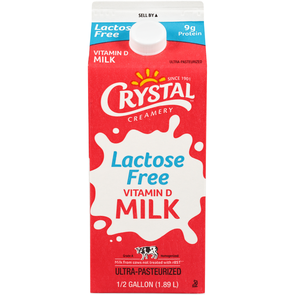 Milk Crystal Creamery Lactose Free Vitamin D Milk hero