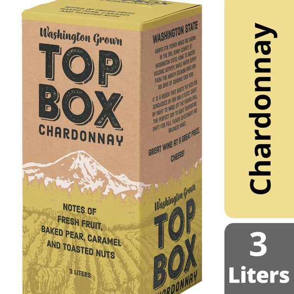 White Wine Top Box Chardonnay White Wine hero