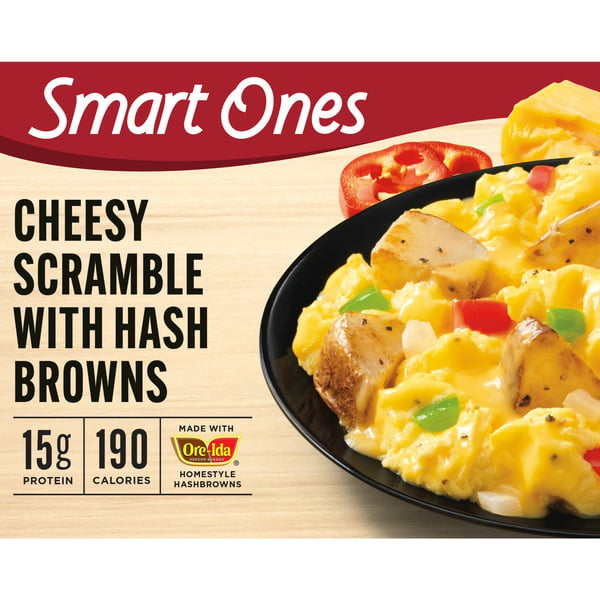 Frozen Meals Smart Ones Hash Browns, Eggs & Cheddar, Monterey Jack & Mozzarella Cheeses Frozen Meal hero