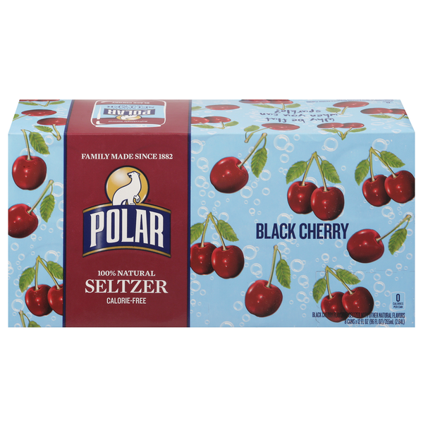 Water, Seltzer & Sparkling Water Polar Seltzer  Black Cherry hero