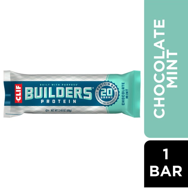 Energy & Granola Bars Builders Chocolate Mint Flavor Plant Based Protein Bar hero