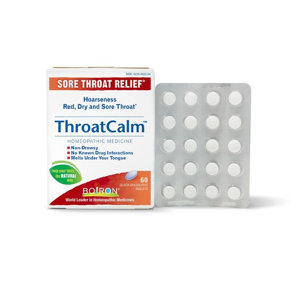 Sleep & Stress Aids Boiron Throatcalm Tablets for Sore Throat Relief hero