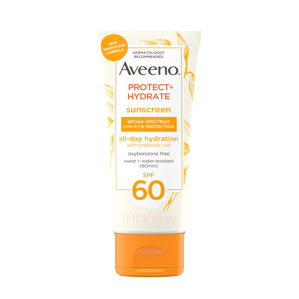 Body Lotions & Soap Aveeno Protect + Hydrate Body Sunscreen Lotion With SPF 60 hero