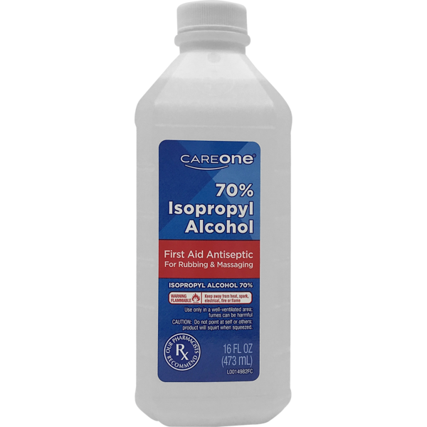 First Aid CareOne 70% Isopropyl Alcohol First Aid Antiseptic hero