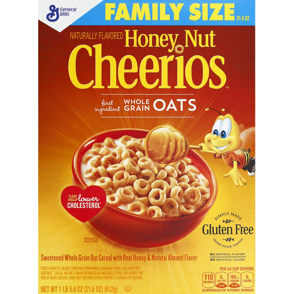 Cereal Cheerios Cereal, Family Size hero