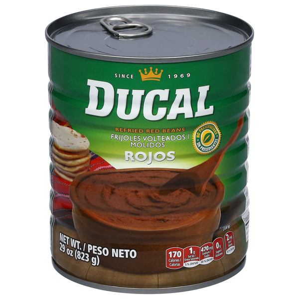 Canned Meat, Seafood & Beans Ducal Red Beans, Refried hero