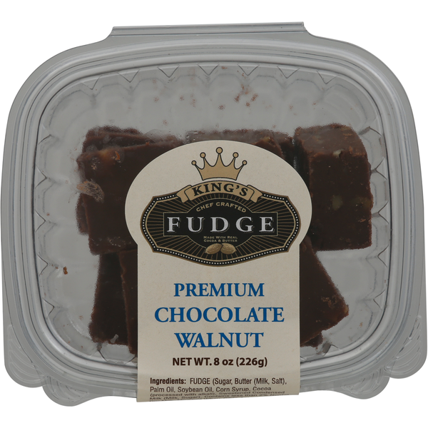 Bakery Desserts King's Fudge, Premium, Chocolate Walnut hero