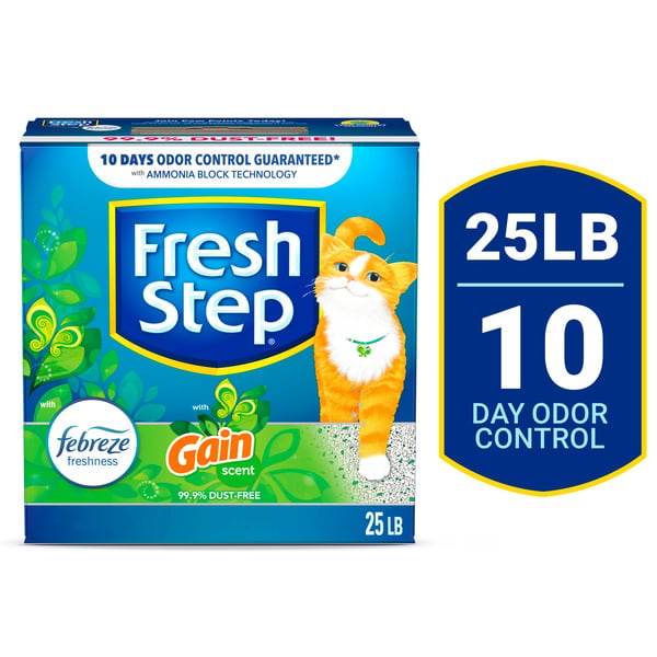 Cat Food & Care Fresh Step Clumping Litter With Febreze Freshness, Gain Original Scent, Low-Dust Formula hero