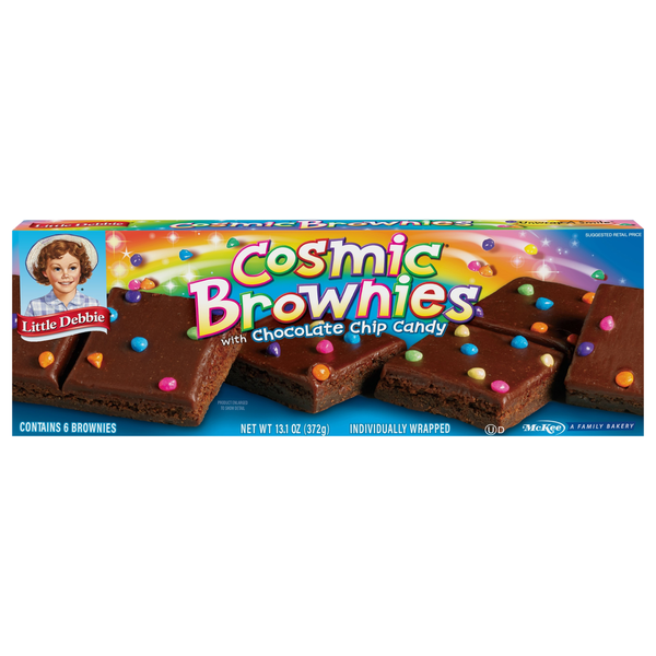 Cookies & Cakes Little Debbie Cosmic Brownies, with Chocolate Chip Candy hero