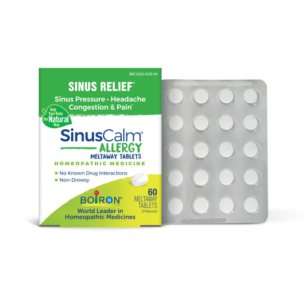 Dietary Supplements Boiron SinusCalm Allergy Tablets, Homeopathic Medicine for Sinus Relief hero