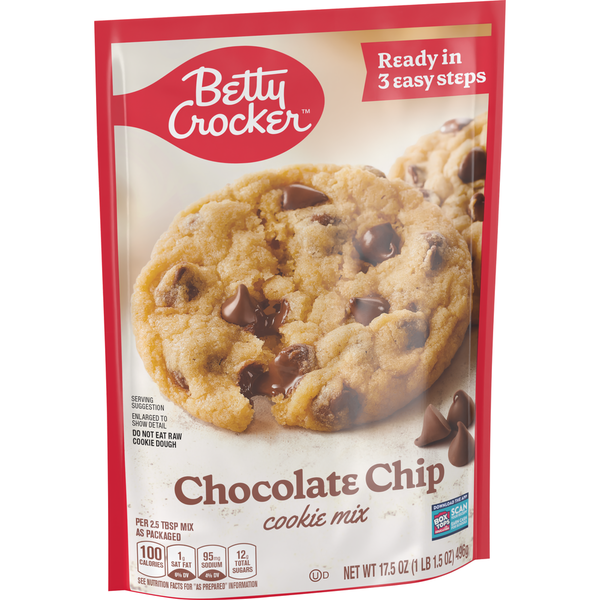 Baking and Gelatin Mixes Betty Crocker Chocolate Chip Cookie Mix​ hero