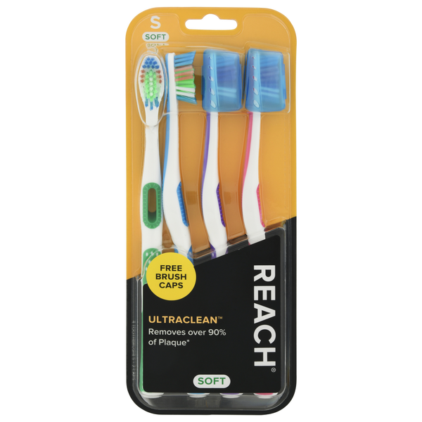 Oral Hygiene REACH Toothbrushes, Soft hero