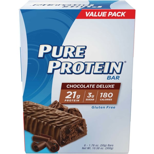 Energy & Granola Bars Pure Protein Chocolate Deluxe Bars hero