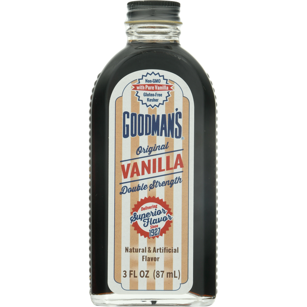 Baking Supplies & Decor Goodman's Original Imitation Vanilla Double Strength hero