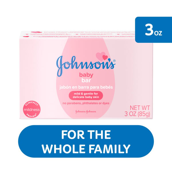 Baby Bath & Body Care Johnson's Body Soap Bar Gentle For Baby Bath And Skin Care hero