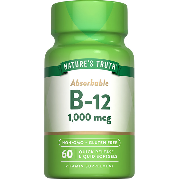 Vitamins & Supplements Nature's Truth B-12 Softgels hero