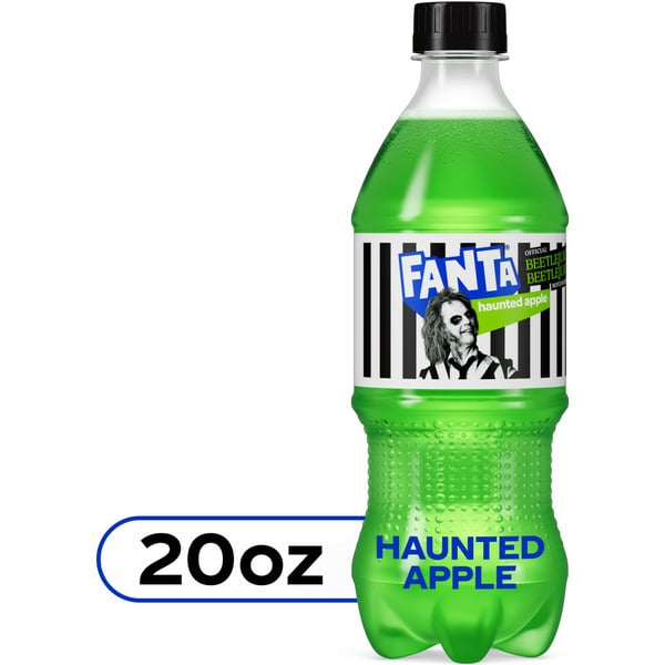 Fanta ® Haunted Apple X Beetlejuice Beetlejuice 20 Fluid Ounce Bottle hero