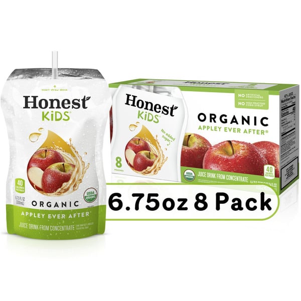 Juice & Nectars The Honest Company Kids Appley Ever After Apple Organic Fruit Juice hero