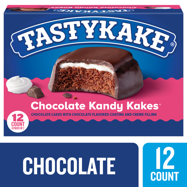 Cookies & Cakes Tastykake Kandy Cakes, Chocolate, Family 12 Pack hero