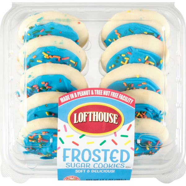 Bakery Desserts Lofthouse Cookies, Sugar, Frosted hero