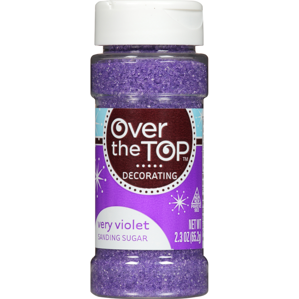 Baking Supplies & Decor Over The Top Very Violet Sanding Sugar hero