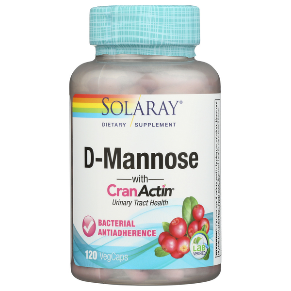 Supplement Combinations Solaray D-Mannose With Cranactin hero