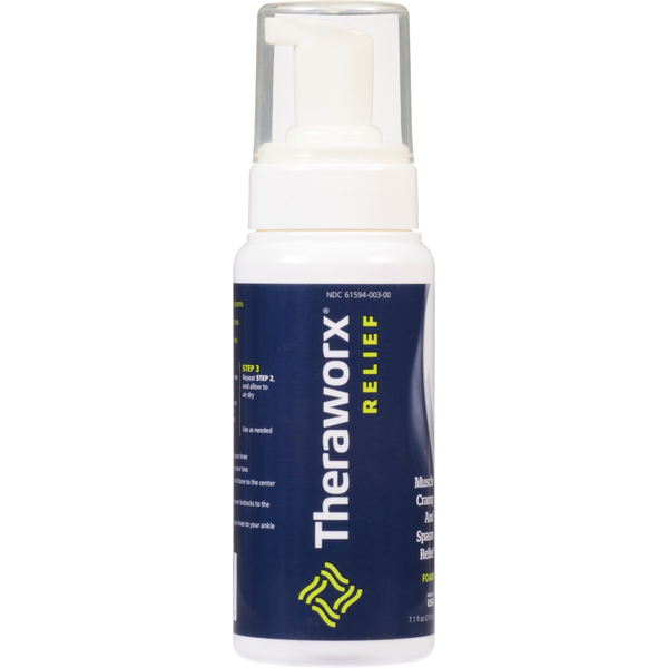 Pain Relief Theraworx Muscle Cramp and Spasm Relief Foam hero